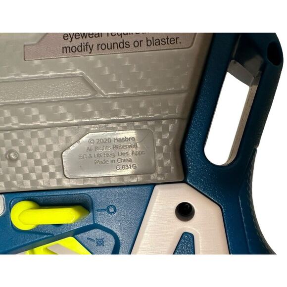 Nerf Hyper Siege-50 Pump-Action Toy Gun Blaster & 2 Reload Canister w/Rounds - Picture 8 of 12